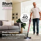Shark Cordless Vacuum Cleaner  Red  Iz362h