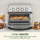 Cuisinart Toa-70nas Air Fryer Toaster Oven Grill Stainless Steel New