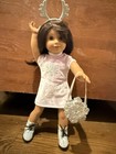 American Girl Doll Pastel Xmas Dress With Accessories Included