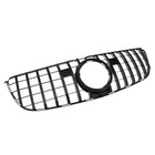 Abs Gt Style Grill For Mercedes-benz Gls X166 Gloss Black Front Grille 2016-2019