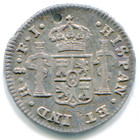 Chile 1 2 Reale 1817  So F  J   Km-64 Very Scarce Date mint Lotaug3060