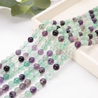 Natural Fluorite Beads Round Loose Wholesale 4mm 6mm 8mm 10mm 12mm 15 5  Strand