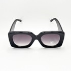 Chanel Ch5435 Rectangle Sunglasses Black Frame Gray Gradient Lens