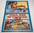 The Glenn Miller Story 1954 Film - Color Movie Trade Ad - Taza Son Of Cochise 3d