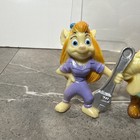 1991 Kellogg   s Disney Chip And Dale   s Set Of 4 Rescue Rangers Figures   1285