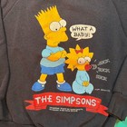 Vintage 1990 Simpsons Crewneck Sweatshirt Youth M 90s Vtg Simpsons Sweatshirt