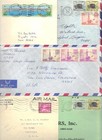 Saudi Arabia 1960-80 s Coll Of 8 Comm Cvrs W 8 Diff Machine Duplex Town Cancels