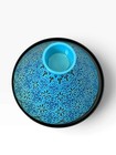World Market Ceramic Tagine Pot Turquoise Blue Moroccan Geometric Serving Dish