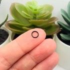 6mm  21g  Black Split Double Jump Rings - Us Seller