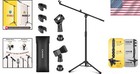 Professional Metal Tripod Mic Stand With Boom Arm - Ideal For Events   Recording