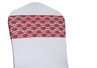 100 Lace Chair Sashes Bows Ties Wedding Engagement B day Party D  cor - Free Ship