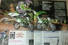 1998        Kawasaki Kx250  Kx125 Brochure  Japan   98
