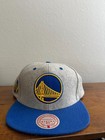 New Golden State Warriors Snapback Hat Gray Blue Nba Cap Original Fit