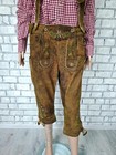 Bavarian Lederhosen Suede Leather Short Trachten Alpine Oktoberfest 50 L