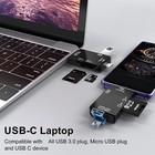 6in1 Usb 3 0 Flash Drive Tf Card Reader Adapter Type C Otg For Iphone Android Pc