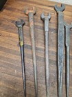 N24- Lot Of Vintage Antique Spud Wrenches Iron Worker Tools