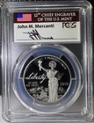 2019-w Proof  100 1 Oz Platinum Eagle - Liberty Pcgs Pr70 Dcam  500 