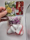 Leewards Mini Sequin Bell Cerise Pink Vtg Sequin Bead Christmas Ornament Kit