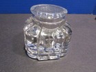 Vintage Art Deco Glass Inkwell  Prr On Bottom