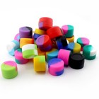 100pcs 2ml Non-stick Silicone Wax Containers - Multi-use Storage Jars  Assorted