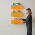3-tier Brochure Holder  Acrylic Brochure Holder  3-tier Acrylic Hanging Bookshel