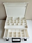 Genuine White Bernina Accessory Storage Box Carry Case W  Drawer 5  X 11  X 15 