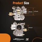 113129031k 34 Pict-3 Carburetor For Vw Beetle Thing 1971-1979 Dual Port 1 6l