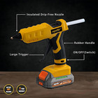 100w Cordless Hot Glue Gun For Dewalt 20v Max Battery  tool Only  High Temp Elec
