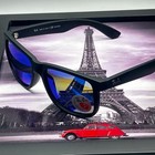 54mm Ray-ban Rb4165 622 55 Justin Black Frame Blue Polarized Sunglasses Lenses