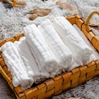 Baby Muslin Washcloths- Natural Cotton Wipes - Soft Newborn Face Towel For Se   