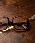 Vintage Silhouette Futura 597 Glasses Frame Austria 70s Oversized Beige Nos Rare