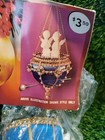 Walco Royal Satin With Praying Children Vtg Sequin Bead Christmas Ornament Kit