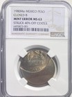 Ngc Ms63 Mexico 1 Peso 1980 Mint Error   11