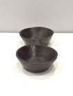 African Ethiopian Gurage Tribe Double Wood Bowl
