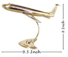Vintage Brass J3 Aeroplane Home Decor     9 5 8 8 Inches Collectible Model