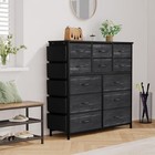 12 Drawers Dresser For Bedroom Modern Fabric Chest Of Drawers Storage Organizer