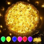 Mini Led Lights waterproof Long Standby Time Mini Led 100pcs Warm White