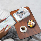 Rolling Laptop Desk Adjustable Notebook Computer Stand Bed Sofa Table Food Tray
