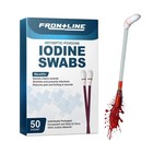 50 100pcs Disposable Povidone Iodine Swabs Antiseptic First Aid Wound Care