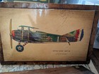Vintage Aviation Wall Plaque Set Bl  riot Xi   Spad Xiii Mid Century Modern 