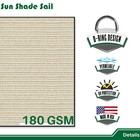 Rectangle Sun Shade Sail Canopy Shelter Shade Mesh Cover Patio Yard Pool Outdoor