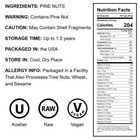Pine Nuts     Whole Raw Pignolias  Unsalted  Vegan  Kosher  Bulk  Great For Pesto