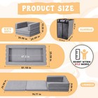 Portable Toddler Travel Bed 3-in-1 Foldable Floor Bed With Waterproof Handbag   