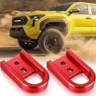  2 Pcs Tow Hooks Compatible With Tacoma 2024-2026  Red Front Car Tow Hooks 
