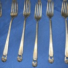 24 Pc Vtg 1847 Rogers   Bros Eternally Yours Flatware Silverware 