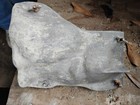 Vintage Used Temple Aluminum Concrete Cat Mold For Concrete Yard Decor