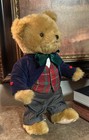 Rare Danbury Mint Teddy Bear Winston 2016 Christmas Bear New 18    Collectible