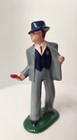 Lot 7 Vtg Lead Manoil   Figures Blacksmith Soldier Missile Newsboy Officer Fire