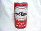 Vintage Steel Beer Can Hof-brau Lager Beer 12oz Pull Tab