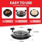 Chicken Shredder Machine With Brush Pliers   Pot Holder   Visible Chicken Shr   